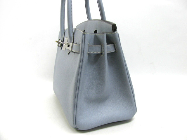 エルメス バーキン30/ブルーリン/金具 シルバー)/ヴォーエプソン